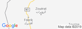 Zouerat map